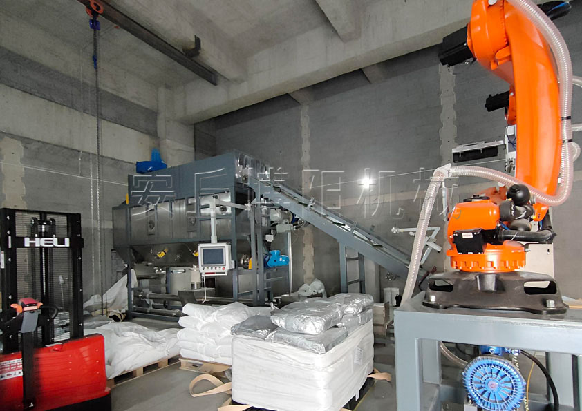 25kg片碱自动拆包机器人 无尘粉体全自动拆袋机械手